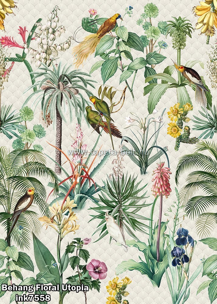 Behang Floral Utopia ink7558