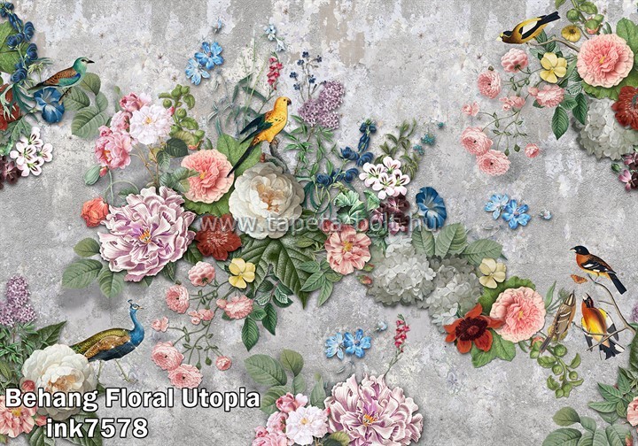 Behang Floral Utopia ink7578
