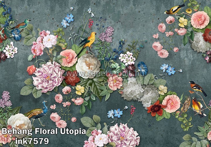 Behang Floral Utopia ink7579