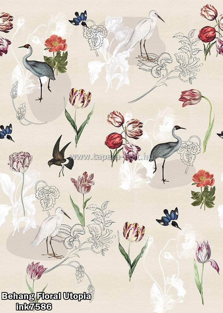 Behang Floral Utopia ink7586