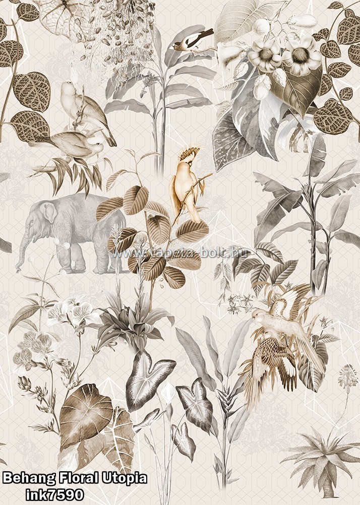 Behang Floral Utopia ink7590