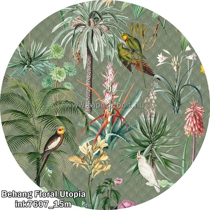 Behang Floral Utopia ink7607 15m