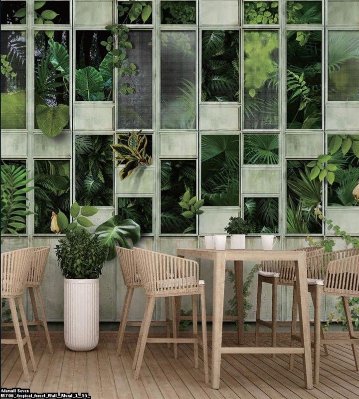 M706 -tropical forest Wall Mural 1 55